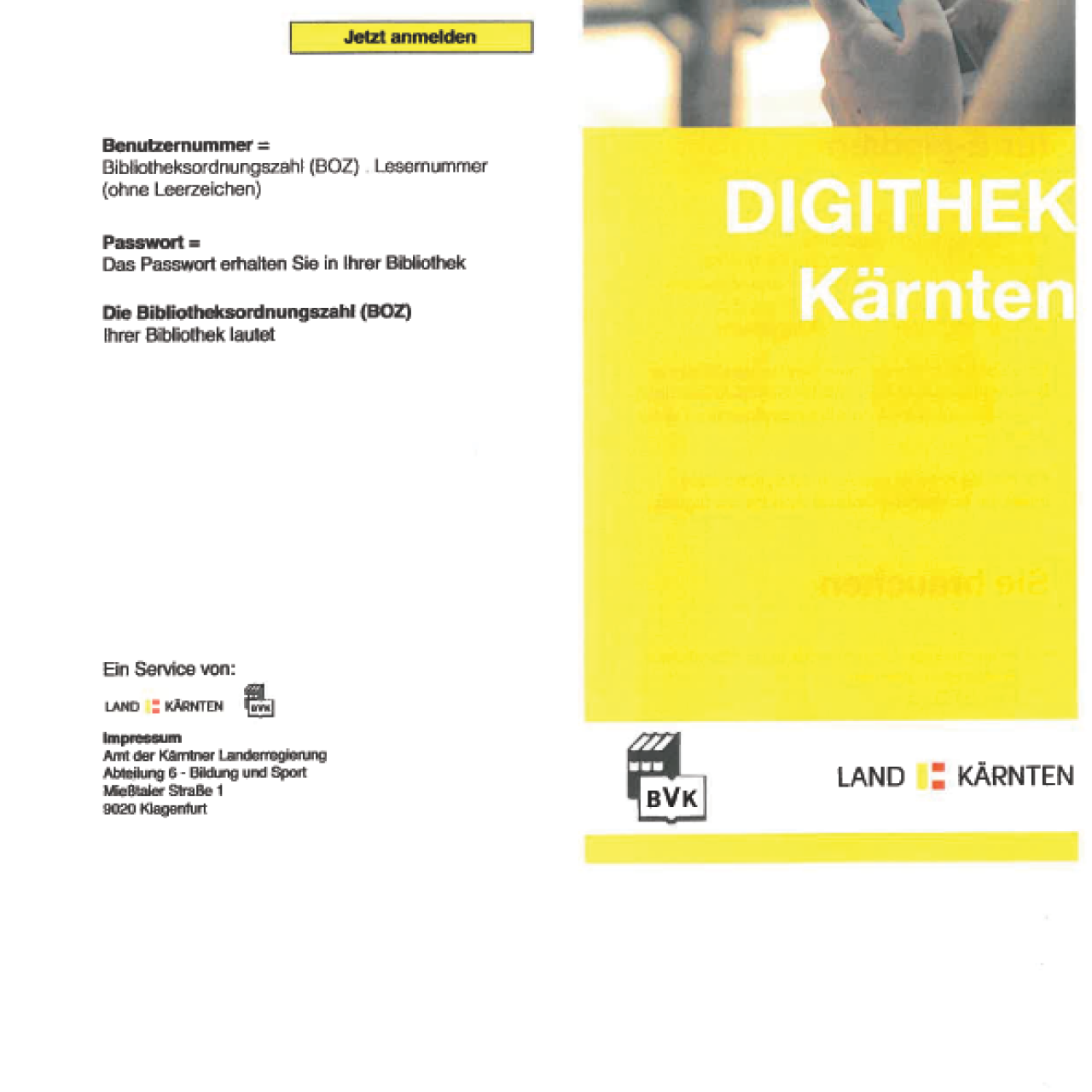 Folder Digithek Kärnten